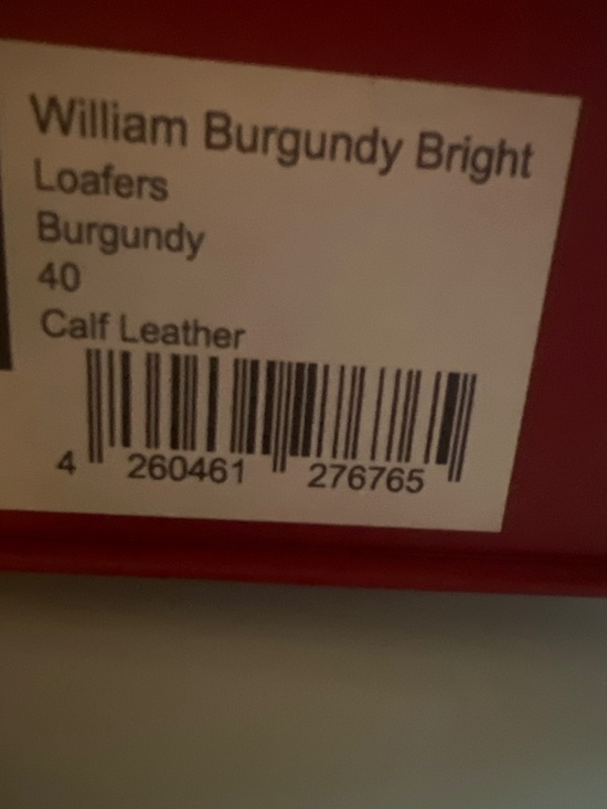 William Burgundy Bright Loafers , main image 9
